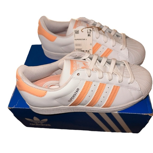 Kids Sneakers White and Orange​ - Picture 1 of 5